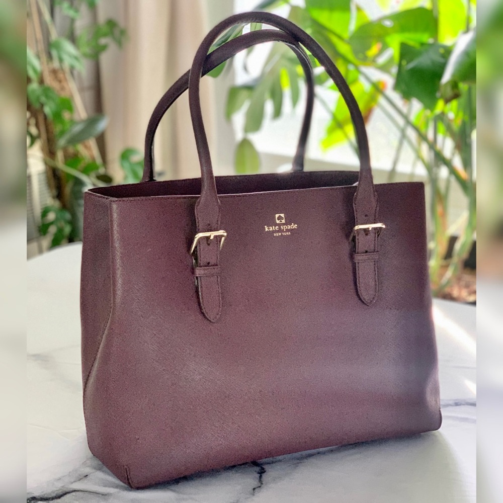 kate spade large triple compartment tote